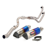 Syst&egrave;me d'&eacute;chappement pour Kawasaki Ninja 250 300 Z250 2013-2016, collecteur de tuyau de liaison de silencieux 