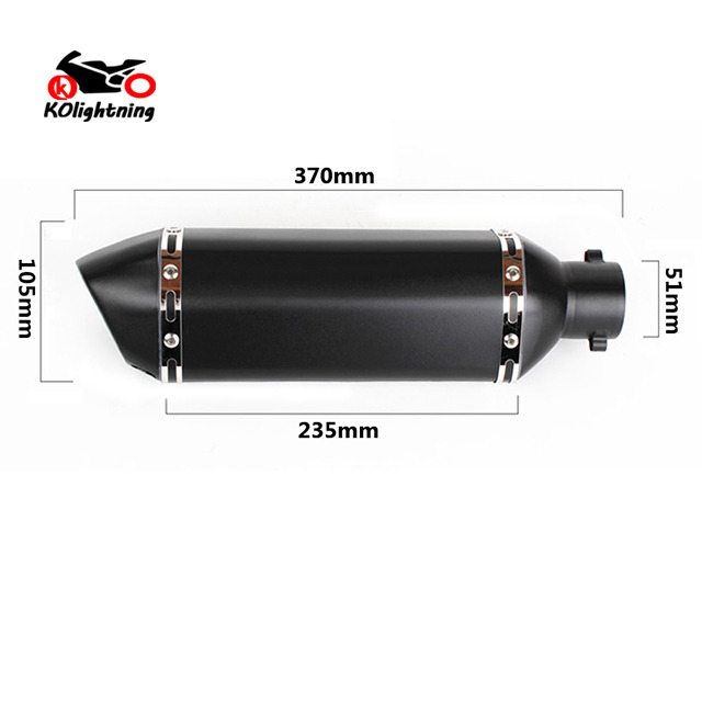 Cfmoto 450SR 450NK 2022-2025 Terminali di scarico Tubo di collegamento centrale Terminali silenziatore da 51 mm