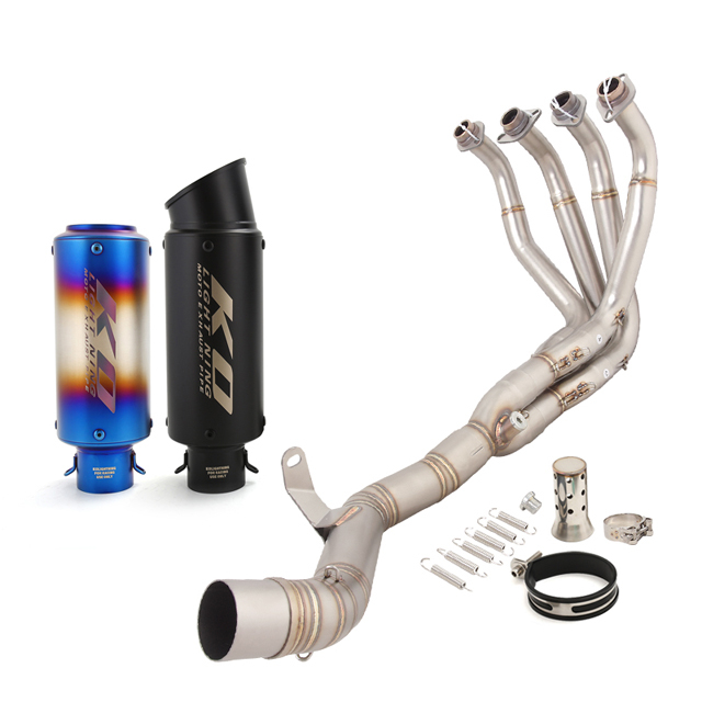 Sistema de exaust&atilde;o KOlightning em a&ccedil;o inoxid&aacute;vel adequado para Kawasaki Z900 A2 2018-2024