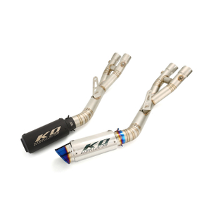 Eksos midthaler&oslash;r for Yamaha R1 2015-2024 MT10 FZ-10 2015-2021 Fjern katalysator