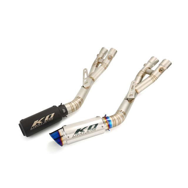 العادم منتصف الذيل الأنابيب لياماها R1 2015-2024 MT10 FZ-10 2015-2021 إزالة المحفز