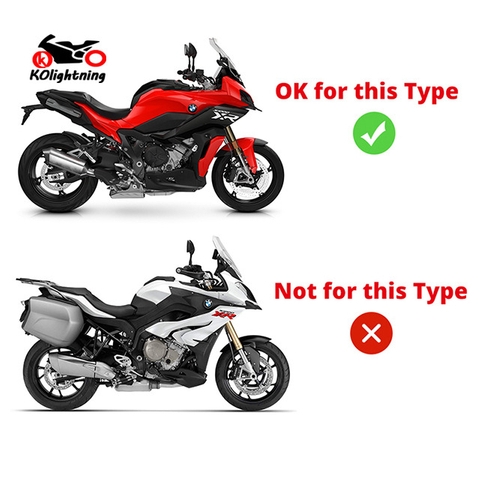 BMW S1000XR 2020-2025 Blue Titanium Alloy Slip on Système d'échappement