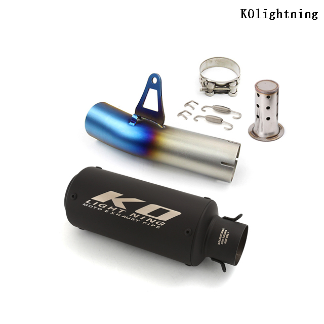 Slip til BMW S1000RR 2015 2016 Udst&oslash;dning Mid Link Pipe lydpottespidser