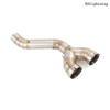 Eksoslyddempersystem for BMW S1000RR 2010-2014, S1000R 2010-2016 Eksos-midthaler&oslash;r