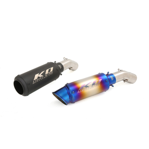 Pipal de la cola de la cola de escape para Kawasaki Ninja ZX6R ZX636 2009-2023 Eliminar catalizador 