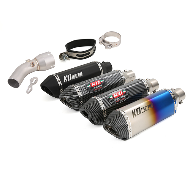 Apto para kawasaki z650 ninja 650 2012-2025 tubo de escape silenciador substituir tubo de liga&ccedil;&atilde;o do catalisador