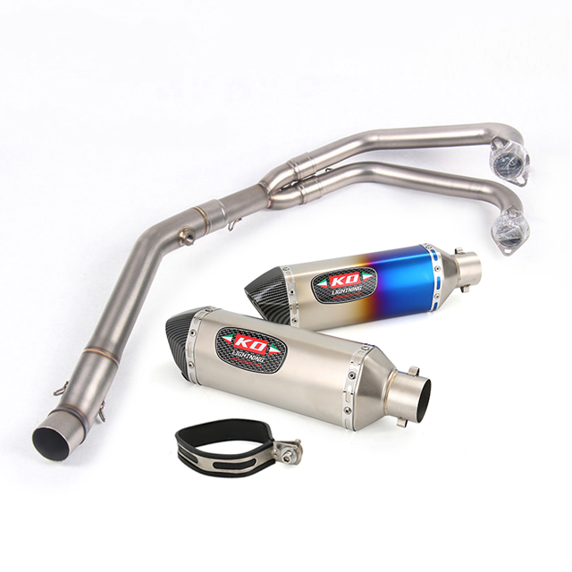排気システムヤマハ R3 R25 MT03 MT25 ヘッダーフロントリンクパイプ排気マフラーパイプ