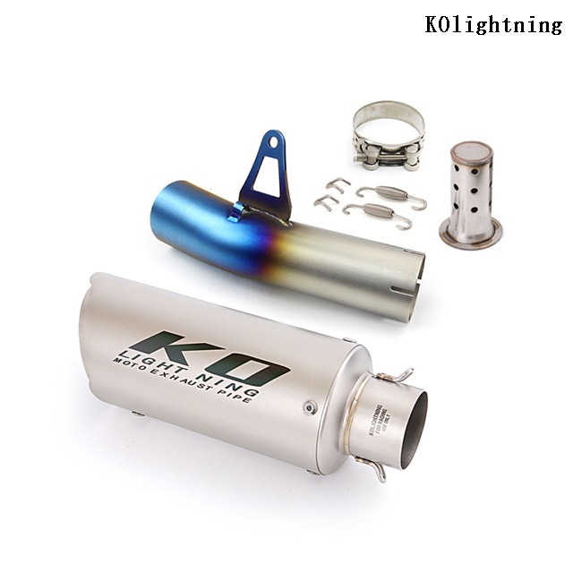 Slip til BMW S1000RR 2015 2016 Udst&oslash;dning Mid Link Pipe lydpottespidser