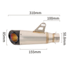 Sistema di scarico per Yamaha R7 MT07 FZ07 2014-2024 Silenziatore per tubo intestazione moto