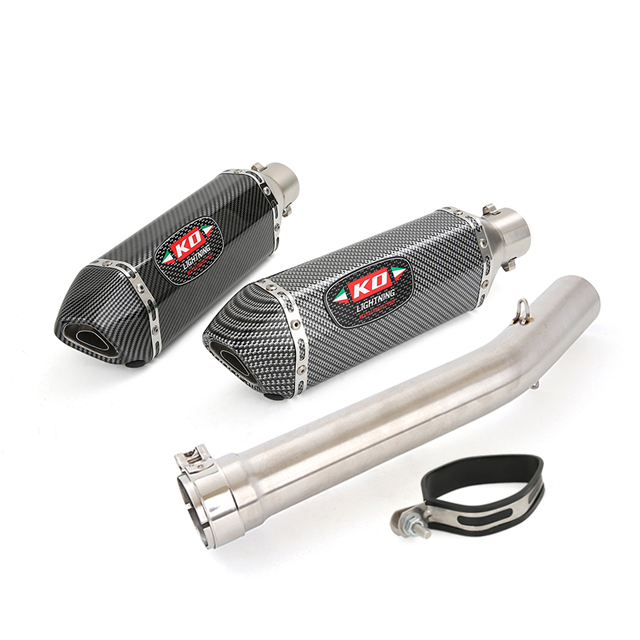 V&yacute;fukov&yacute; syst&eacute;m pre Yamaha R6 nas&uacute;vacie 51 mm koncovky v&yacute;fukov&eacute;ho tlmiča stredn&eacute;ho potrubia 1998-2005