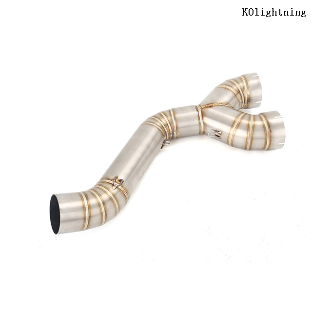 Eksoslyddempersystem for BMW S1000RR 2010-2014, S1000R 2010-2016 Eksos-midthaler&oslash;r