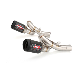 Silenciador para Kawasaki Ninja ZX6R ZX636 2009-2023 Remover tubo traseiro de exaust&atilde;o do catalisador