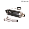 Slip untuk BMW S1000RR 2017 2018 Ujung Knalpot Pipa Mid Link